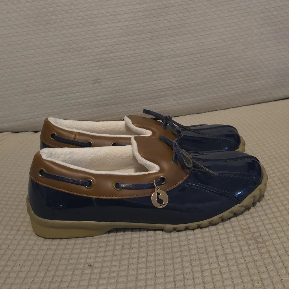 Sporto Brown and Navy Boots